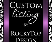 Custom Crib Bedding you Design  - Orchid, Purple and Gray - Reserved for Bree - First Payment