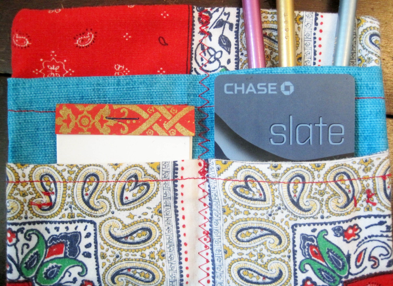 Vintage Bandana Wallet