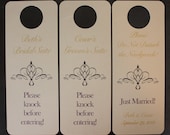 Set of 3 Suite Door Hangers - Custom Design