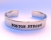 BOSTON STRONG - Fundraiser - Cuff Bracelet