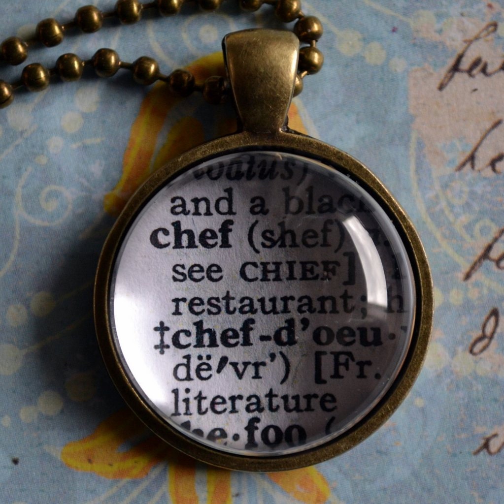 Chef Dictionary Pendant