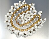 Fringe Bib Art Deco Necklace Glass Bead Bookchain Vintage 1920s Art Deco Jewelry