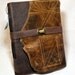 Extra Large Brown Leather Sketchbook-For Serious Artists or Writers
