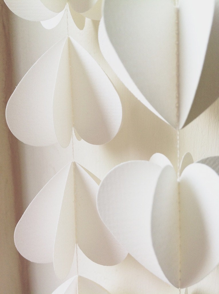 Heart Strings in Antique White Mobile