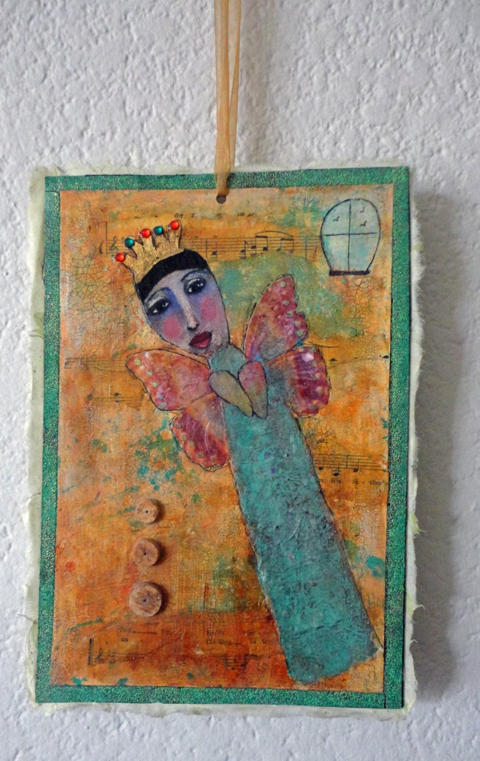 Angel Mixed Media Original