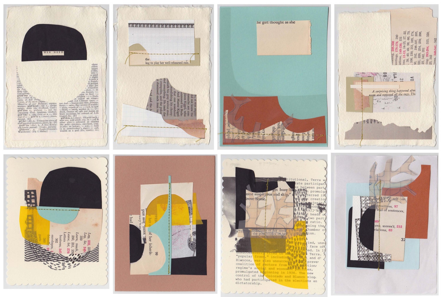 Well Rehearsed Role - Original Collage - Set 3