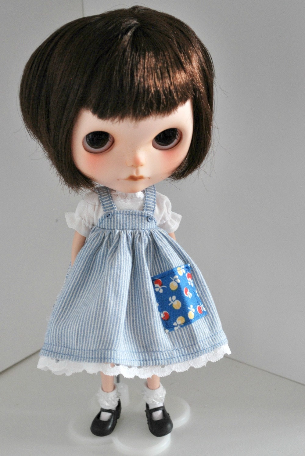 Atomic Blythe Overall Bib Dress for Blythe Licca One Piece