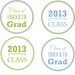 10 Flower Vases & Pots - Graduation Party Decorations and Centerpieces, Baby and Bridal Shower Decorations and Cute Wedding Flower Pots
