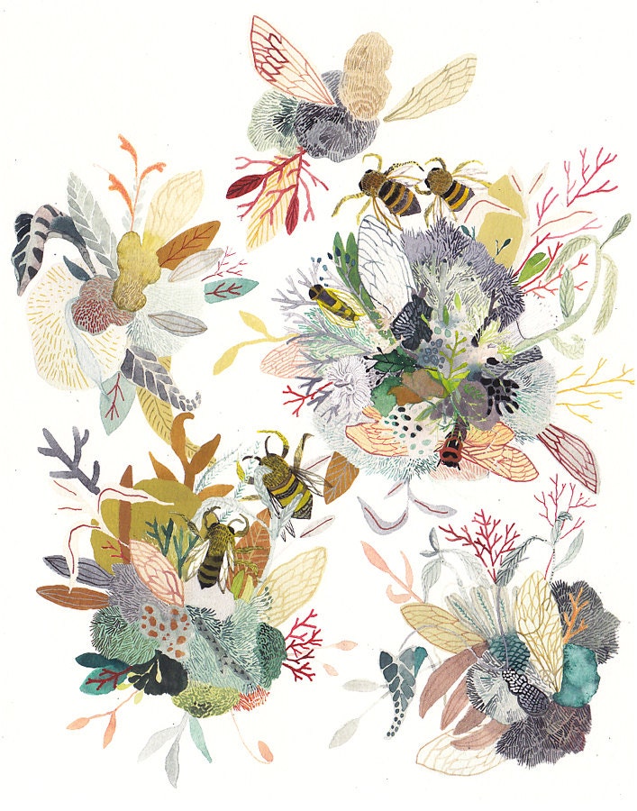 Seed Bombs - 11" x 14" Archival Print