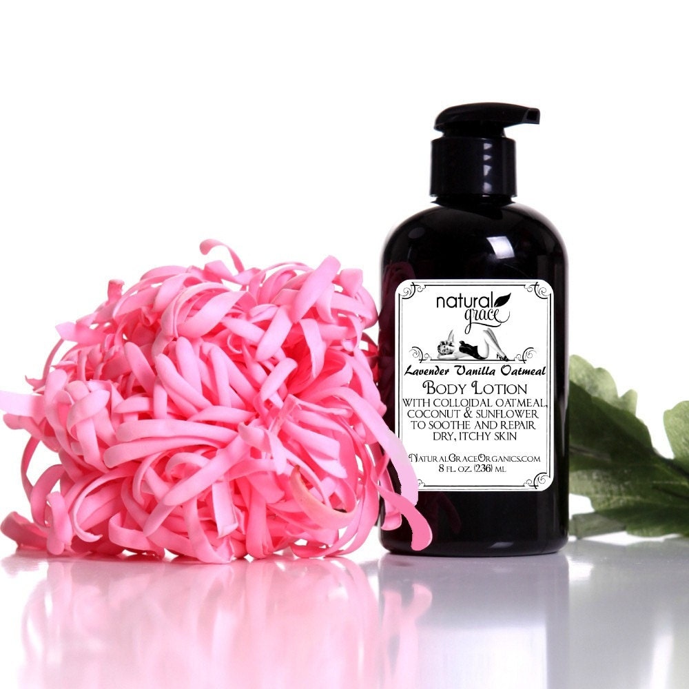Lavender Vanilla Oatmeal Body Lotion 8 fl. Oz. (236 ml) - Soothe Eczema