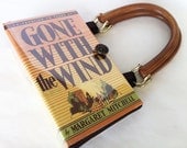 Gone With The Wind Recycled Book Purse or Book Clutch - Choice of Purse Handle - PreOrder
