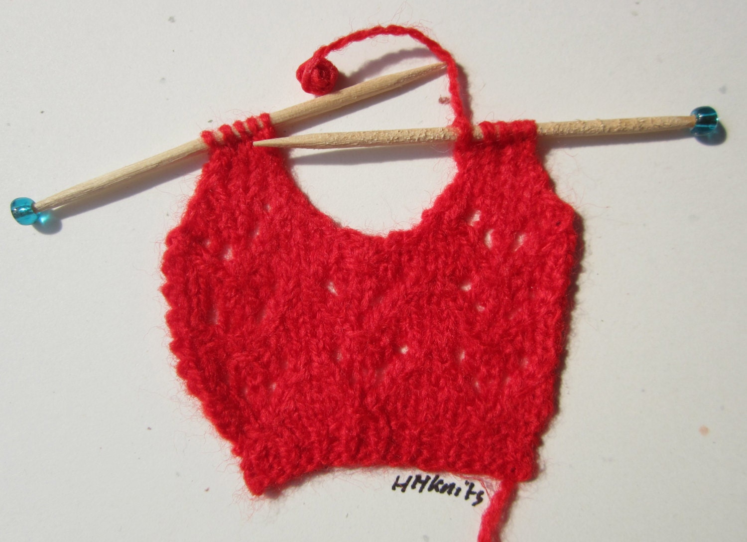 Knitted Tank Top // Blank Notecard