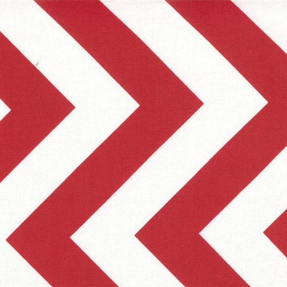Moda Ruby Chevron 32349-15 Half Moon Modern Fabric 1 yard