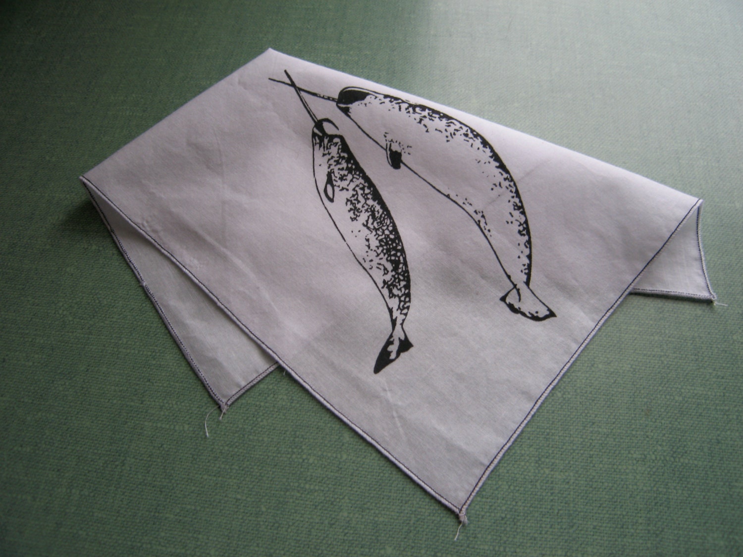 Small Narwhal Hanky (hankette)