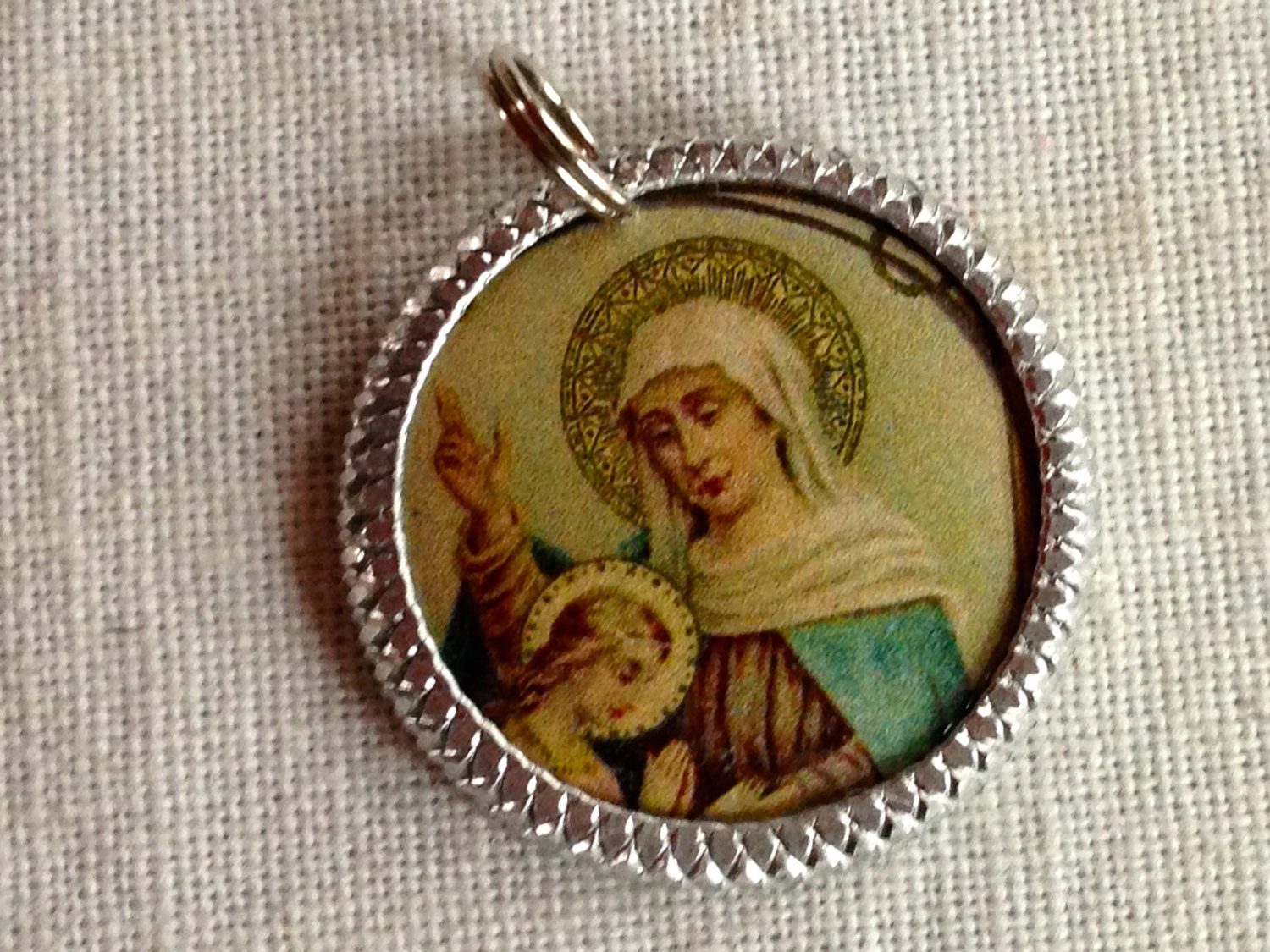 St. Anne devotional medal