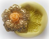 Cabochon Mold Rose Flower Resin Fondant Soap Chocolate Mold