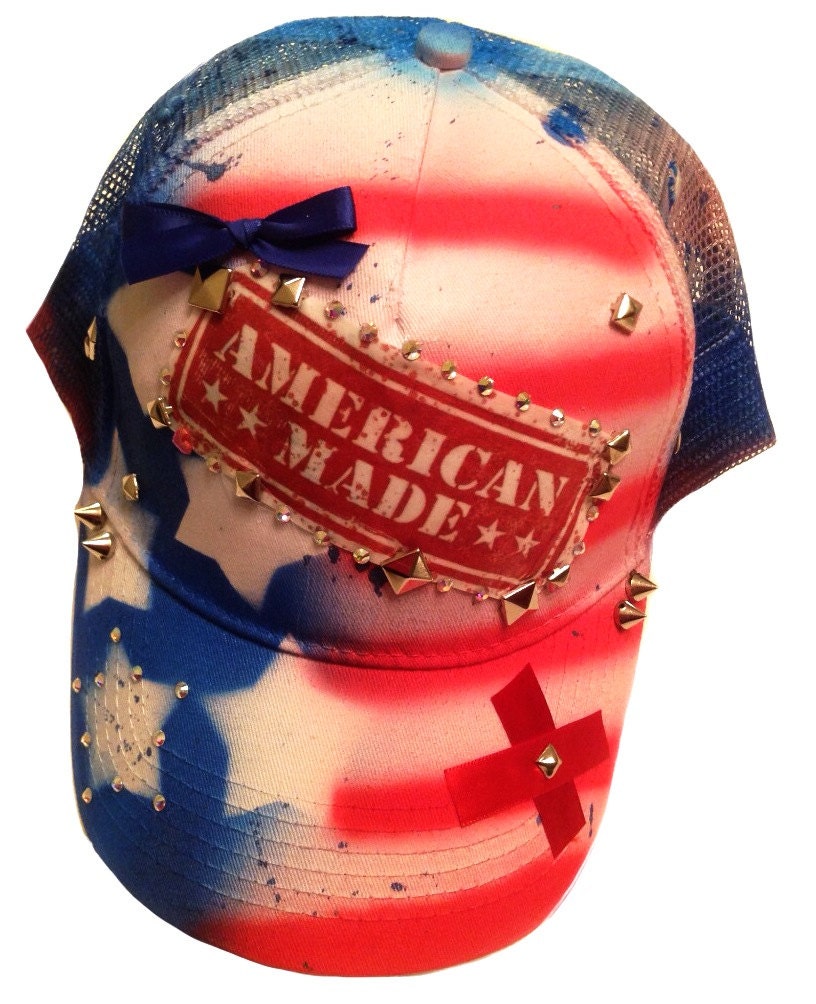 Miss American Made/ 4th of July snapback