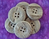 vintage sewing buttons Gray Marble faux stone 1" x6