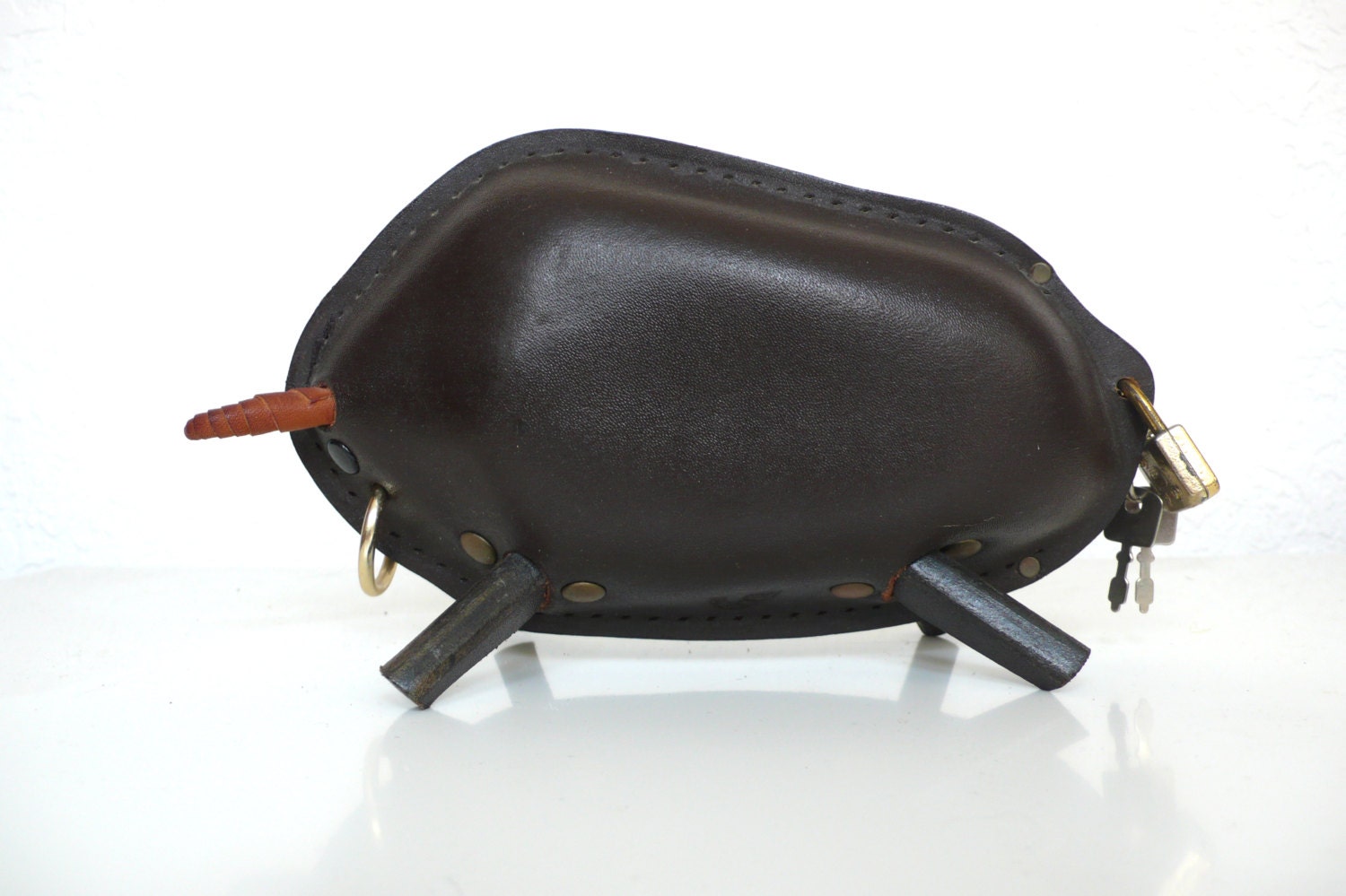 Leather Bull Piggy Bank