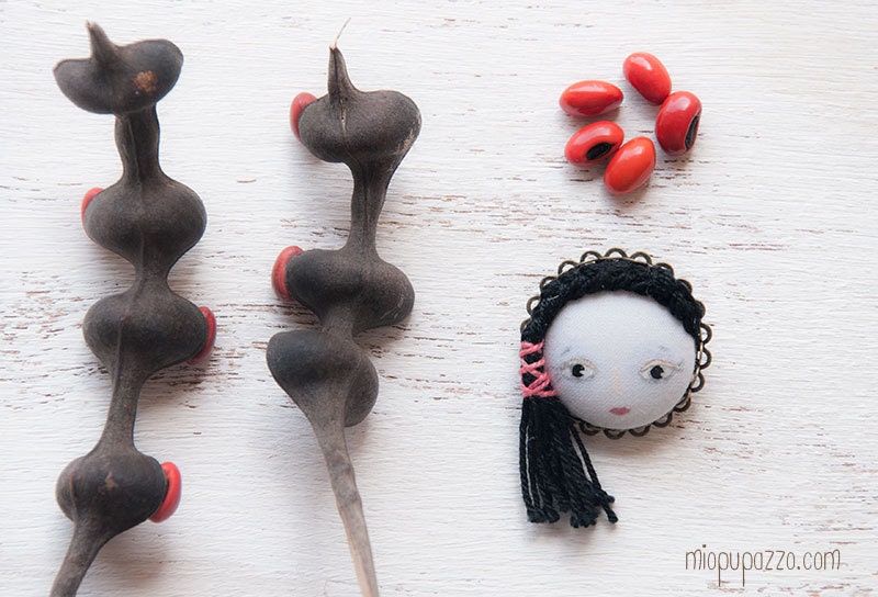 Romantic Art Doll Brooch