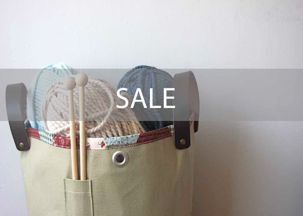 SALE Patchwork knitting tote (Last One) Was 70 Now 49
