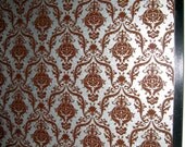 Cocoa Brocade .. Magnet Dry Erase Steel Memo Board // home decor // wall art // housewarming gift//office organizer // wall organization