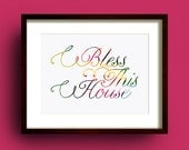 Bless This House - A5 Giclee Print