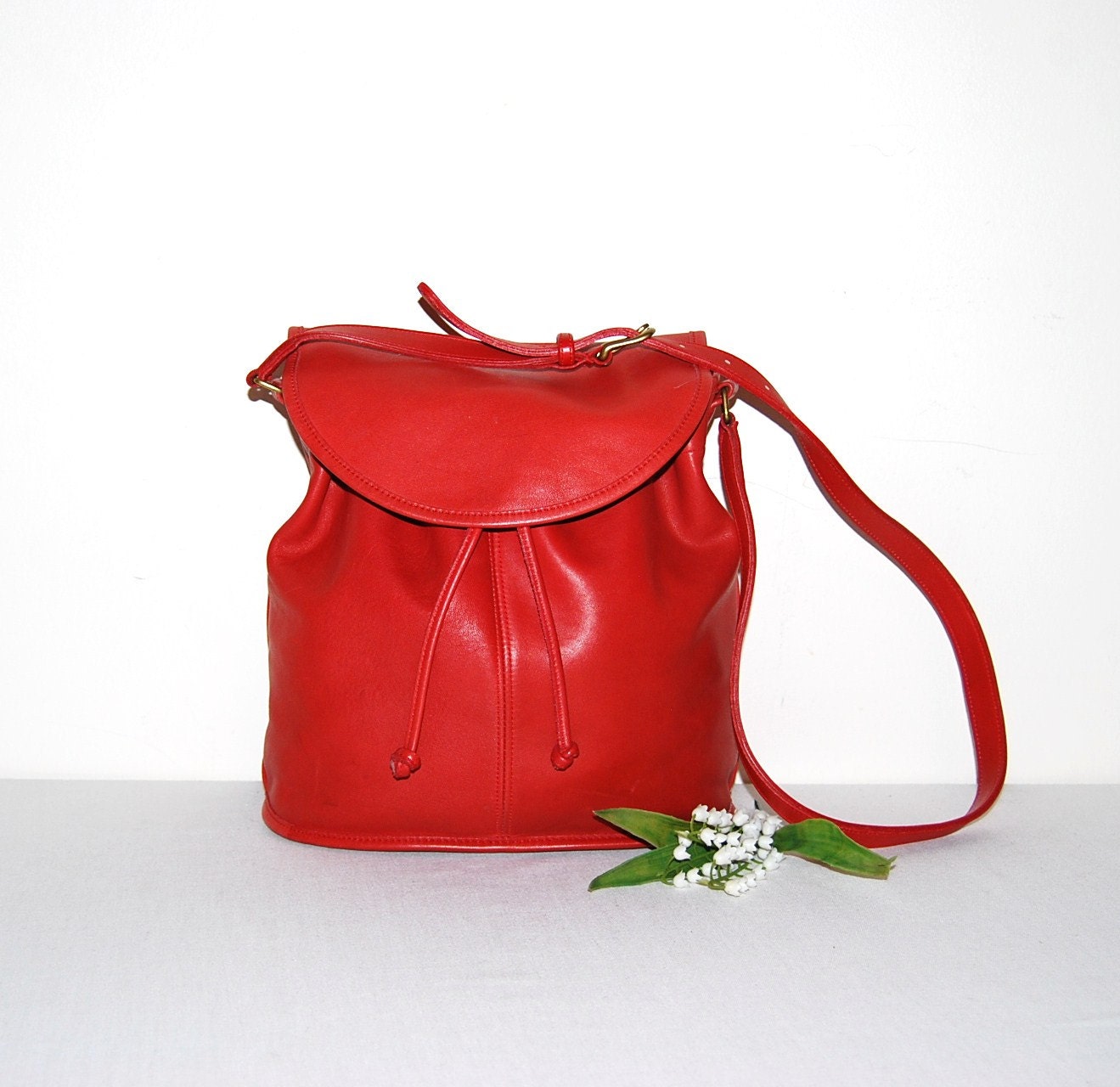 Vintage Purse  Coach Red Hobo