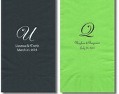 Guest Towels Wedding Monogram Custom Examples only