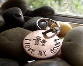 FAMILY Keychain Copper 1inch with new stick family stamps