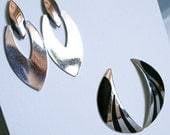 Cyber Geometric Metal Earrings