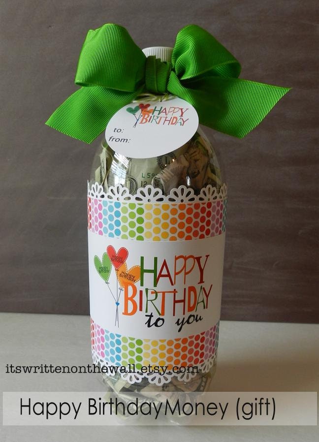 Unique Birthday Gift for Anyone-Soda Bottle Label and Gift Tags and Tutorial-How Fun