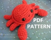 Crab Amigurumi Crochet Pattern PDF