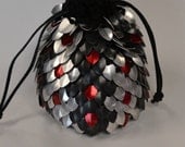 Scalemail Dice Bag of Holding Knitted Dragonhide Venomous
