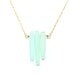 Sea glass necklace - seaglass necklace - gold necklace - eco friendly jewelry - gold jewelry - eco necklace - seafoam jewelry