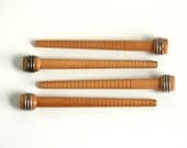 Vintage Wood Industrial Textile Spools