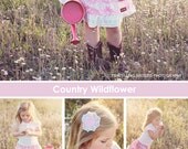 Childrens Clothing by laken and lila....The original etsy Buy 2 skirts get 1 FREE... The Country Wildflower Skirt.