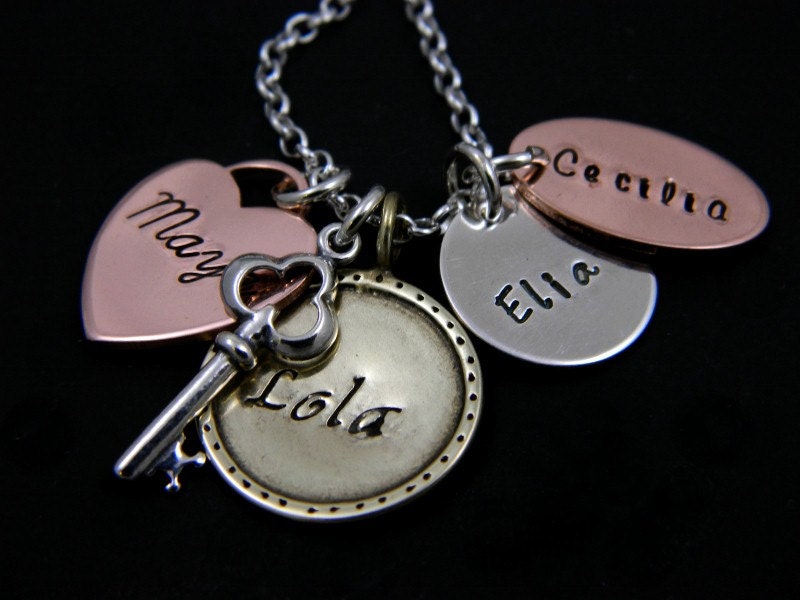 Hand Stamped Necklace - Personalized Jewelry - Fall Personalized Jewelry - Trinkets - Hand Stamped Jewelry