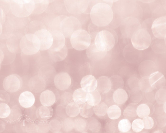 Fine Art Photograph. Pink Champagne. Abstract. Bubbles. Bokeh. Nursery & Home Decor. 8x10 Print