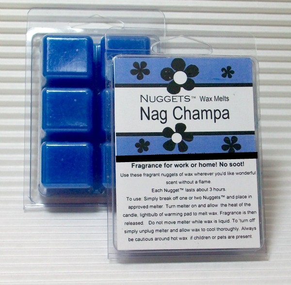 Nag Champa Wax Melts Strong Paraffin wax tarts by CoquetteBath
