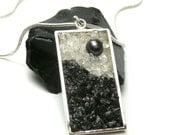 Gemstone and Pearl Pendant - Mosaic Jewelry