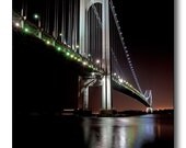Verrazano Bridge Fine Art Photography, The Narrows Hudson River, Light Reflections In The Water, Brooklyn And Staten Island, New York, NYC