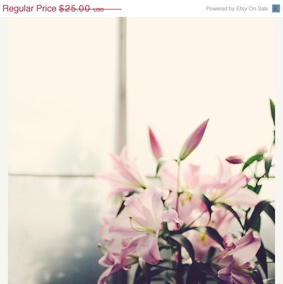 40% OFF SUMMER SALE Eleven 8x8 Signed Print - flowers, garden, spring, soft, fpoe, lovely, valentine, square
