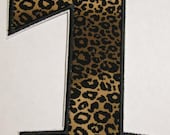 Iron On Applique -Large Numbers
