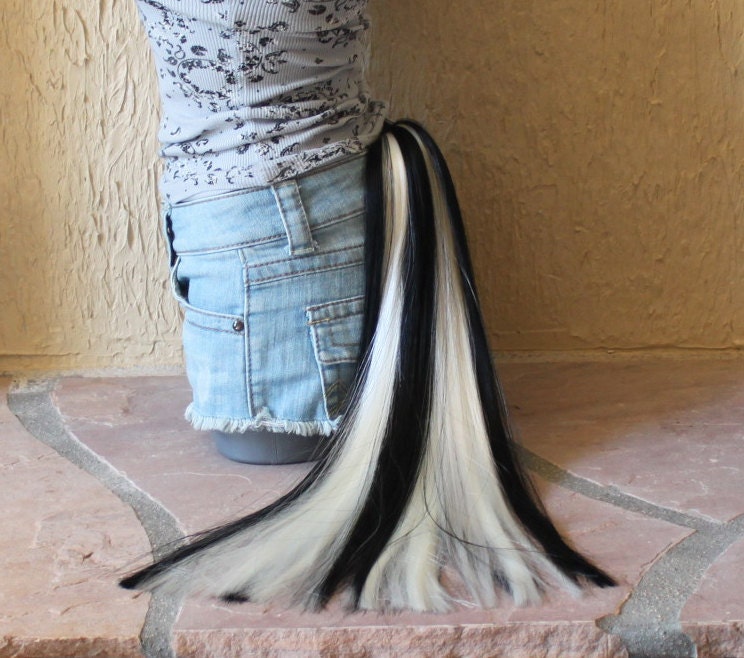 Zecora tail - clip on costume cosplay - my little pony costume - friendship is magic - MLP
