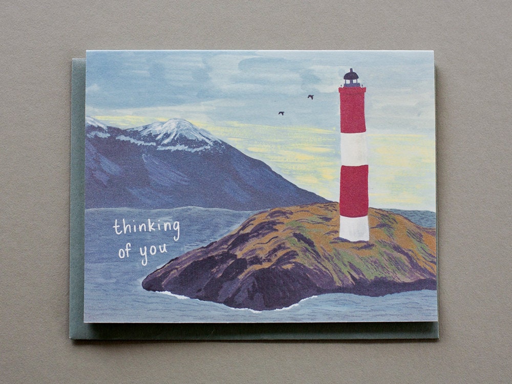 Thinking of You Lighthouse Cards (Set of 8)