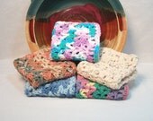 Dishcloths, 100% cotton, kitchen, home, cleaning aids, scouring cloths, colorful, durable, eco friendly, cleaners. Pick your 2pk.