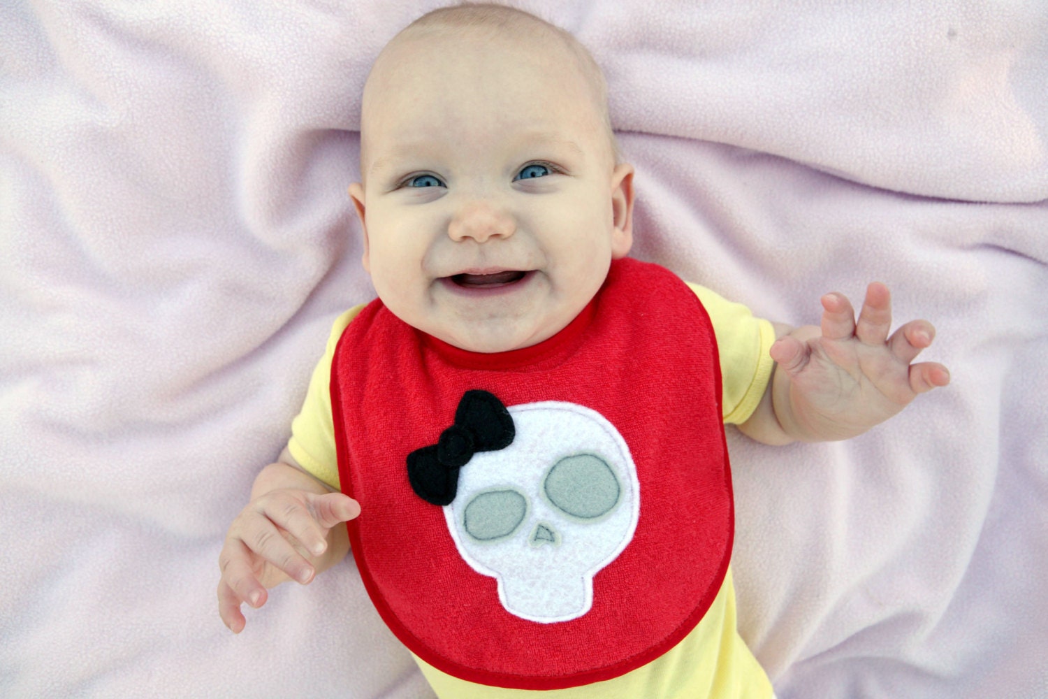 Lady Bones Bib