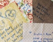 Baby Shower Guest Book Quilt, Patchwork, YOU Pick Fabric colors, ALL NATURAL, fresh modern handmade