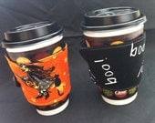 Reusable Coffee Cozy - Halloween Set
